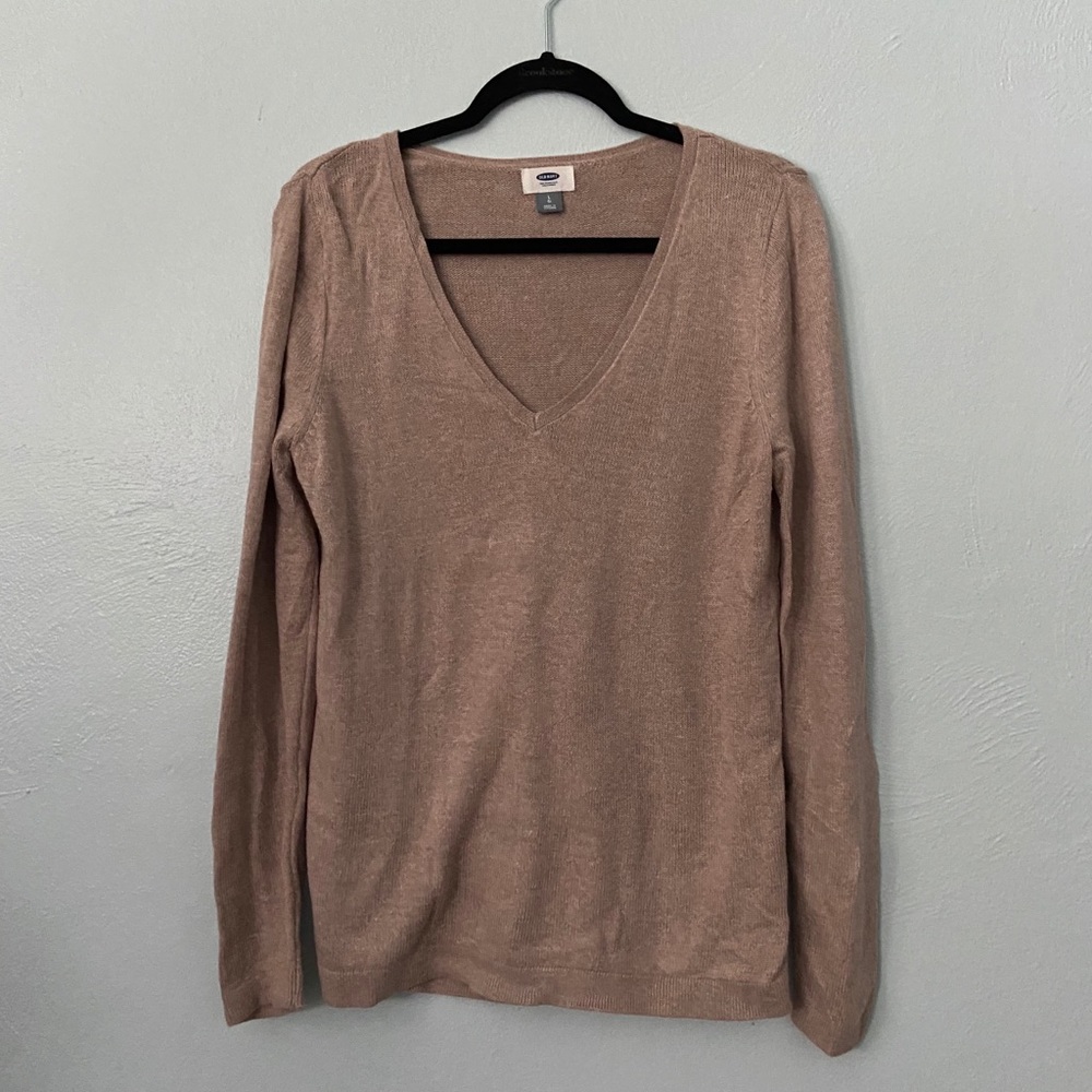 Tan knit sweater
